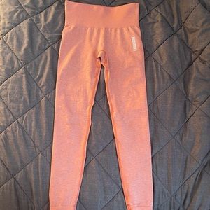 Gymshark adapt seamless leggings- Coral